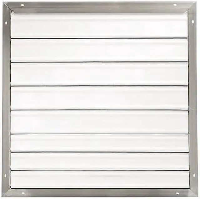 Main image of DAYTON 3C309 30 in 33"H-W 5.75"L Aluminum Backdraft Damper, 30-1/2 in x 30-1/2