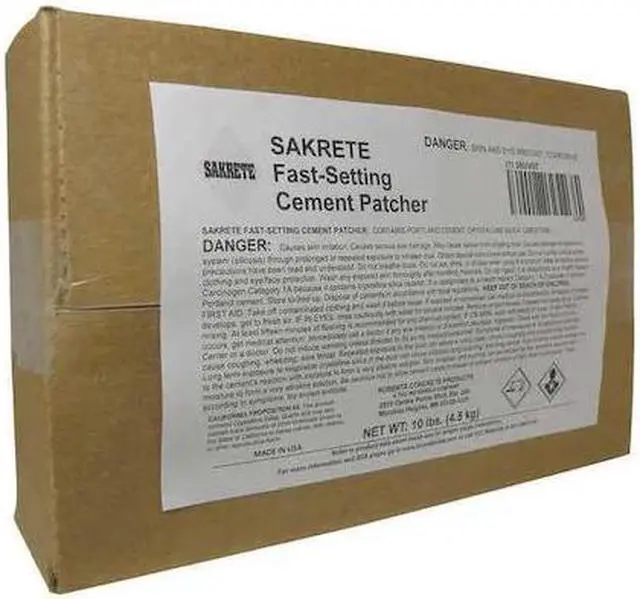 Main image of SAKRETE 120028 Concrete Repair Compound, Box, Gray, Fast Setting