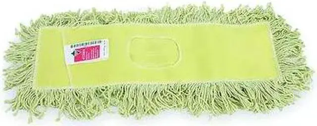 Main image of TOUGH GUY 1TZB9 18 in L Dust Mop, Slide On Connection, Looped-End, Yellow,