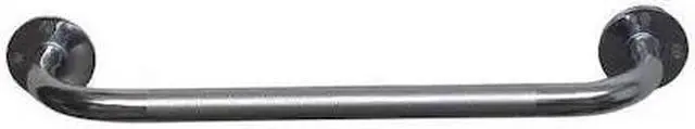 Main image of HEALTHSMART 521-1570-0618 Knurled Grab Bar, 18" L, Steel, Chrome plated