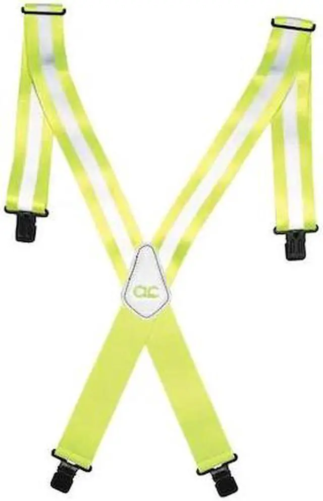 Alt view image 4 of 4 - CLC WORK GEAR 14110 Tool Suspenders, Suspenders, Yellow, Polyester