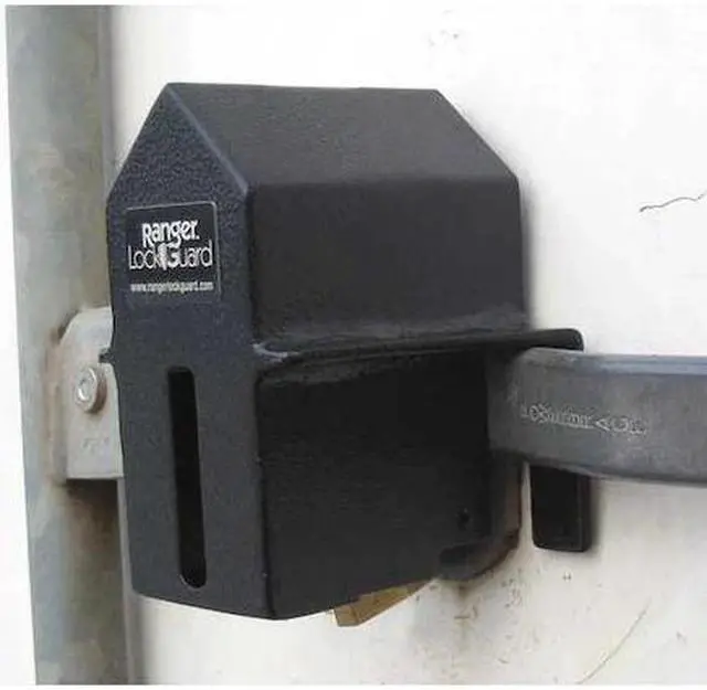 Alt view image 3 of 6 - Lock Guard, Steel, Black, 4x5x6.5 In