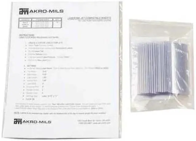 Main image of AKRO-MILS 29302 Card Stock Holder,1-3/4 x 4 In.,PK25