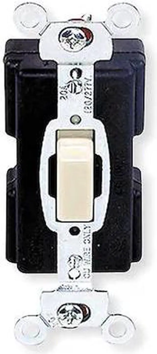 Alt view image 2 of 4 - HUBBELL WIRING DEVICE-KELLEMS HBL1281I Wall Swtch,1-Pol,120/277V,20A,Ivry,Press