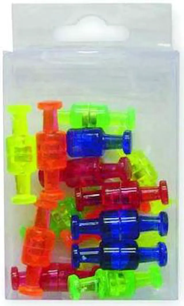 Main image of ZORO SELECT 2WFW9 Magnetic Tack, 1/2In, Asrt, Mtll, PK30