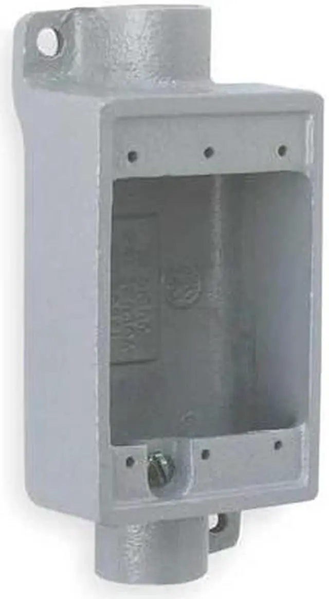 Alt view image 2 of 2 - HUBBELL KILLARK FSC-2M Weatherproof Electrical Box, 18 cu in, FSC Box Type, 1