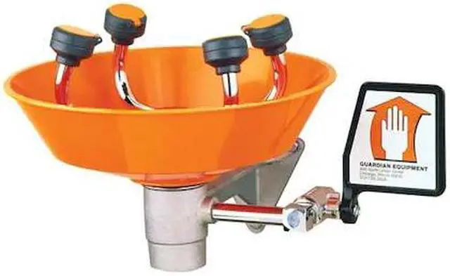 Alt view image 2 of 6 - GUARDIAN EQUIPMENT G1724P Plumbed Eyewash, Wall Mount, Plumbed, 6 11/12 in H.,