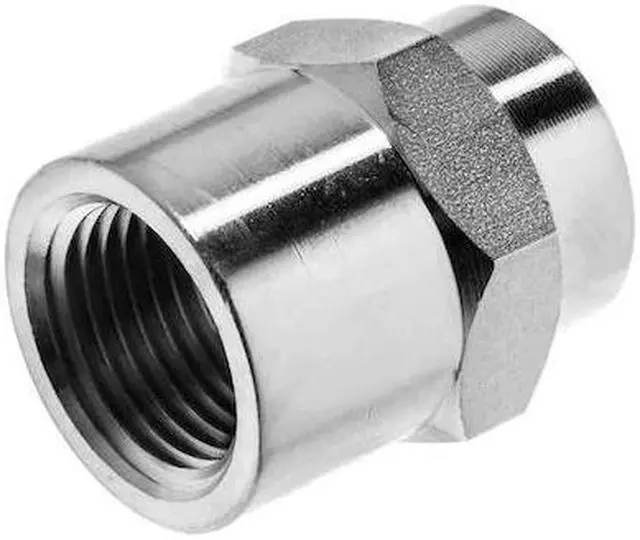 Main image of ZORO SELECT ZUSA-PF-7806 Reducing Hex Coupling,304 SS,1/4" x 1/8