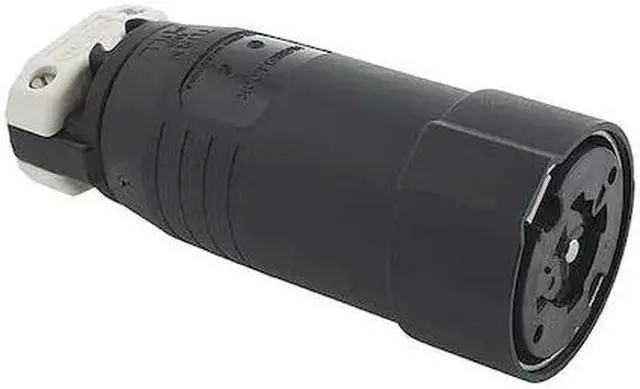 Alt view image 2 of 2 - HUBBELL WIRING DEVICE-KELLEMS HBL25414B Locking Connector, Non-NEMA, 20/30 A,