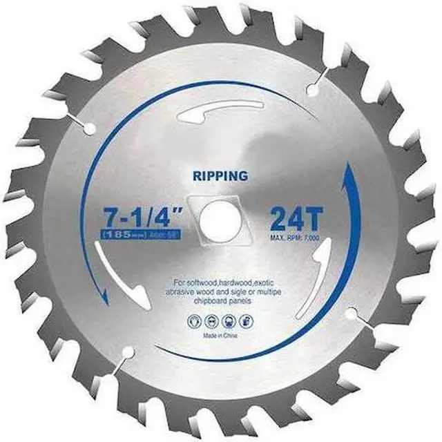 Main image of WESTWARD 24EL55 7-1/4",24-Teeth Circular Saw Blade