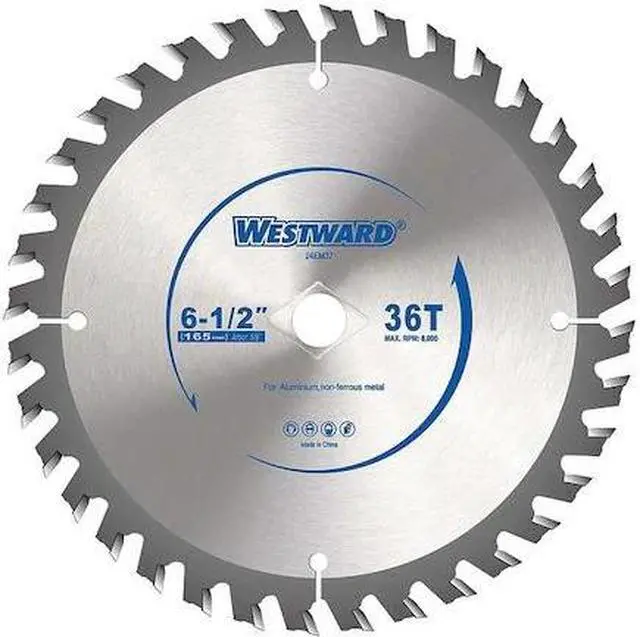 Main image of WESTWARD 24EM37 6-1/2",36-Teeth Circular Saw Blade