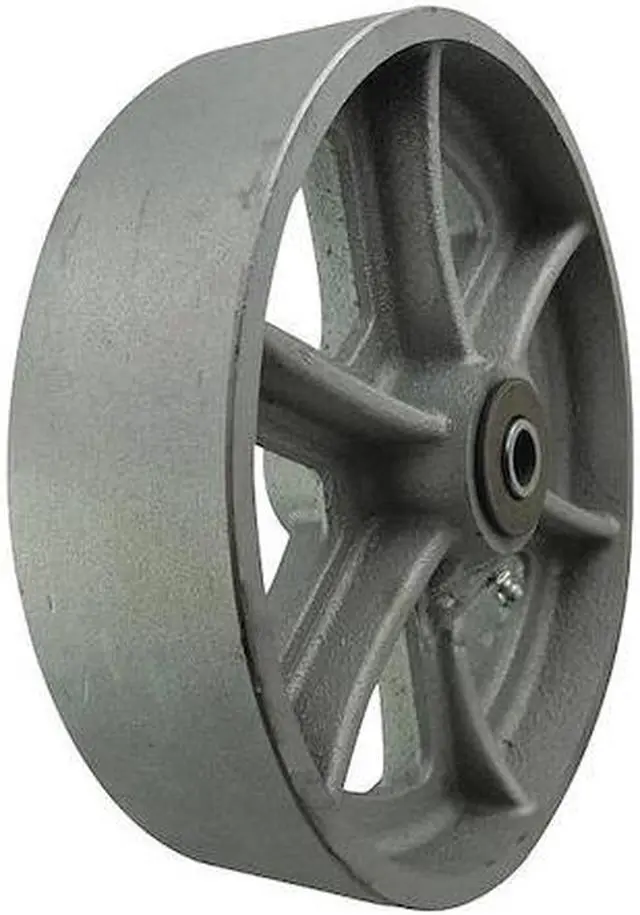 Main image of ZORO SELECT 26Y441 Caster Wheel,Cast Iron,8 in.,1800 lb.