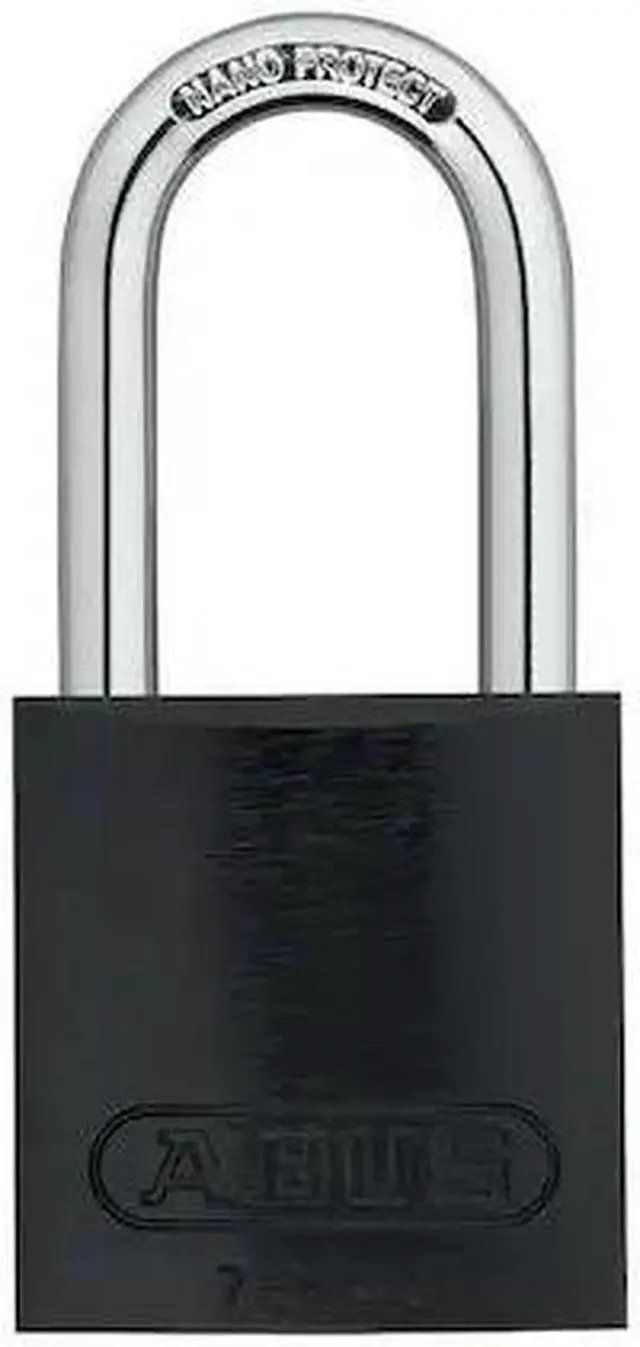 Main image of ABUS 72 HB/40-40 KAx6 Black Lockout Padlock, KA, Black, 1-1/2"H, PK6