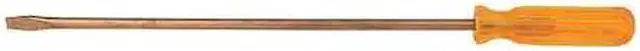 Main image of AMPCO SAFETY TOOLS S-56 Non-Sparking Slotted Screwdriver 3/8 in Round