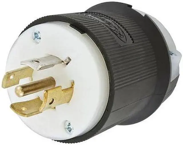 Alt view image 2 of 2 - HUBBELL WIRING DEVICE-KELLEMS HBL2521 Locking Plug, L22-20P, 20 A, 277/480V AC,