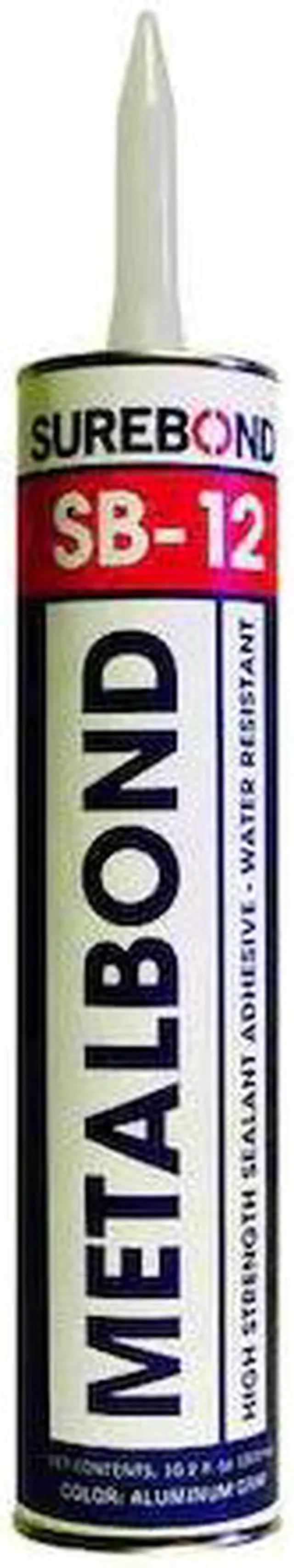 Alt view image 2 of 3 - SUREBOND SB-12 Hybrid Sealant, 10 oz, Cartridge, Gray, Hybrid Base, SB-12