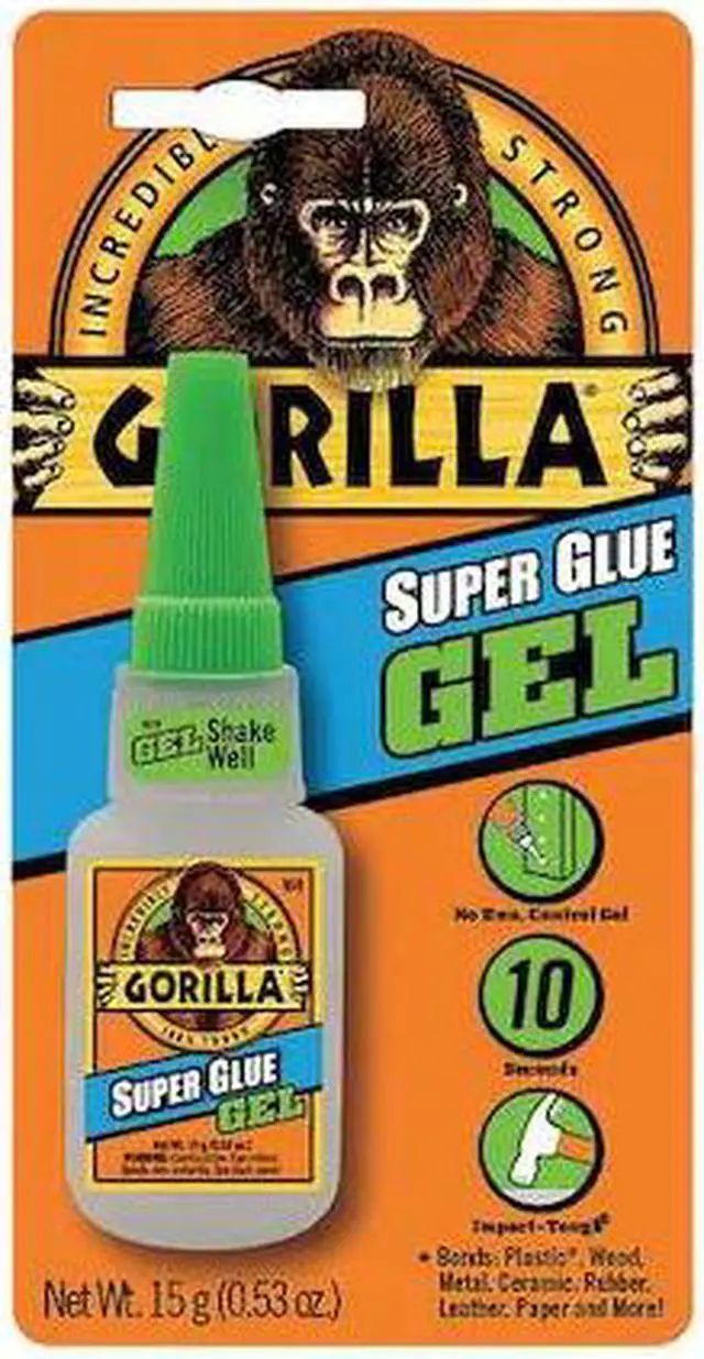 Alt view image 17 of 20 - Gorilla Super Glue Gel - 0.53 oz - 1 Each - Clear - OEM