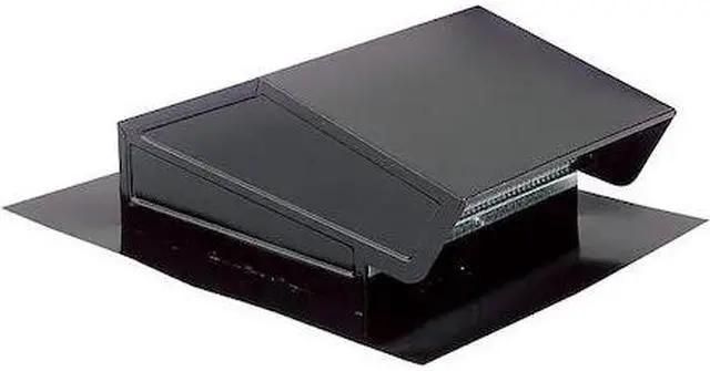 Alt view image 6 of 8 - BROAN 634M Roof Cap With Built In Damper, 6" Round Duct, Black