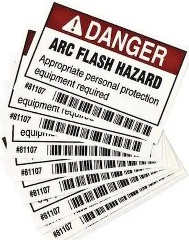 Main image of BRADY 81107 Arc Flash Protection Label,2 In. H,PK10