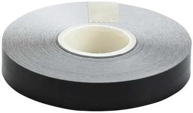 Main image of BRADY 121131 Border Marking Tape Vinyl, Adhesive: Acrylic Black, 1/2" W x 50