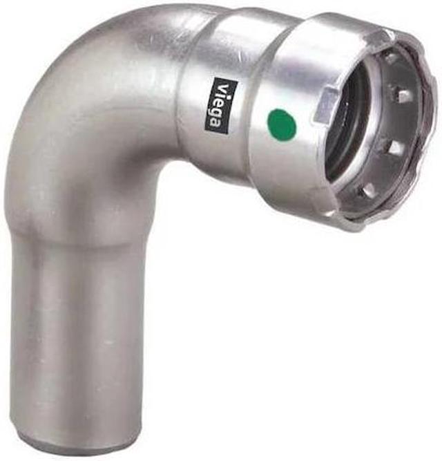 Alt view image 2 of 2 - Viega Megapress Stainless 316 90 Degree Street Elbow, 3/4" x 3/4" Tube Size