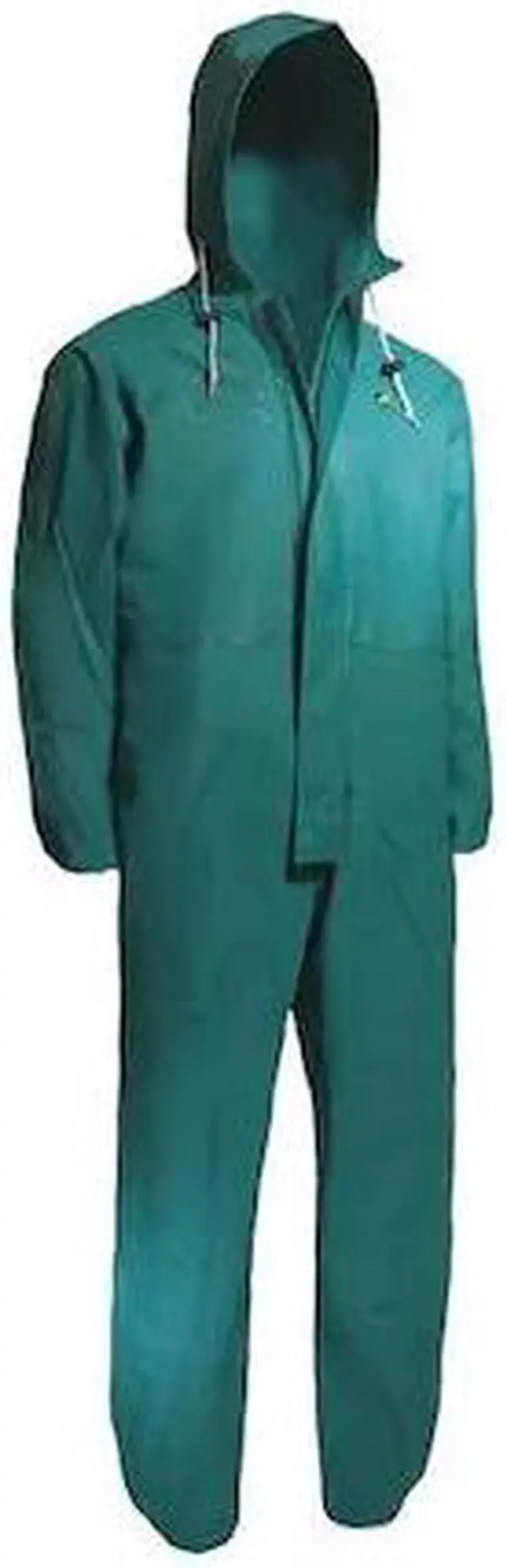 Main image of ONGUARD 7102200 Coverall, PVC/Nylon Polyester, 32 in Inseam, 58 in Waist, 0.42