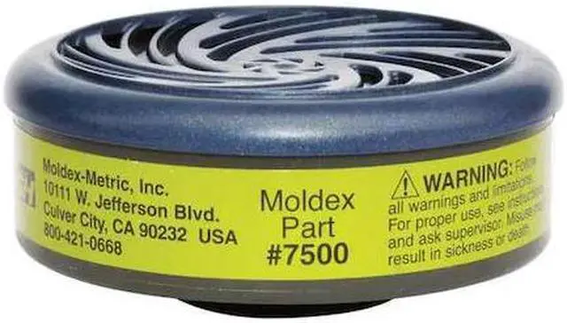 Alt view image 2 of 2 - MOLDEX 7500 Cartridge, 7000, Olive, Bayonet, Moldex 7000/7800/9000 Series
