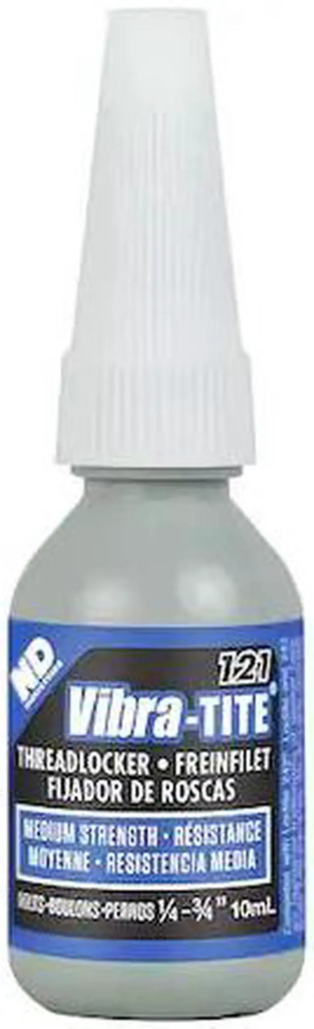 Main image of VIBRA-TITE 12110 Threadlocker, VIBRA-TITE 121, Blue, Medium Strength, Liquid,