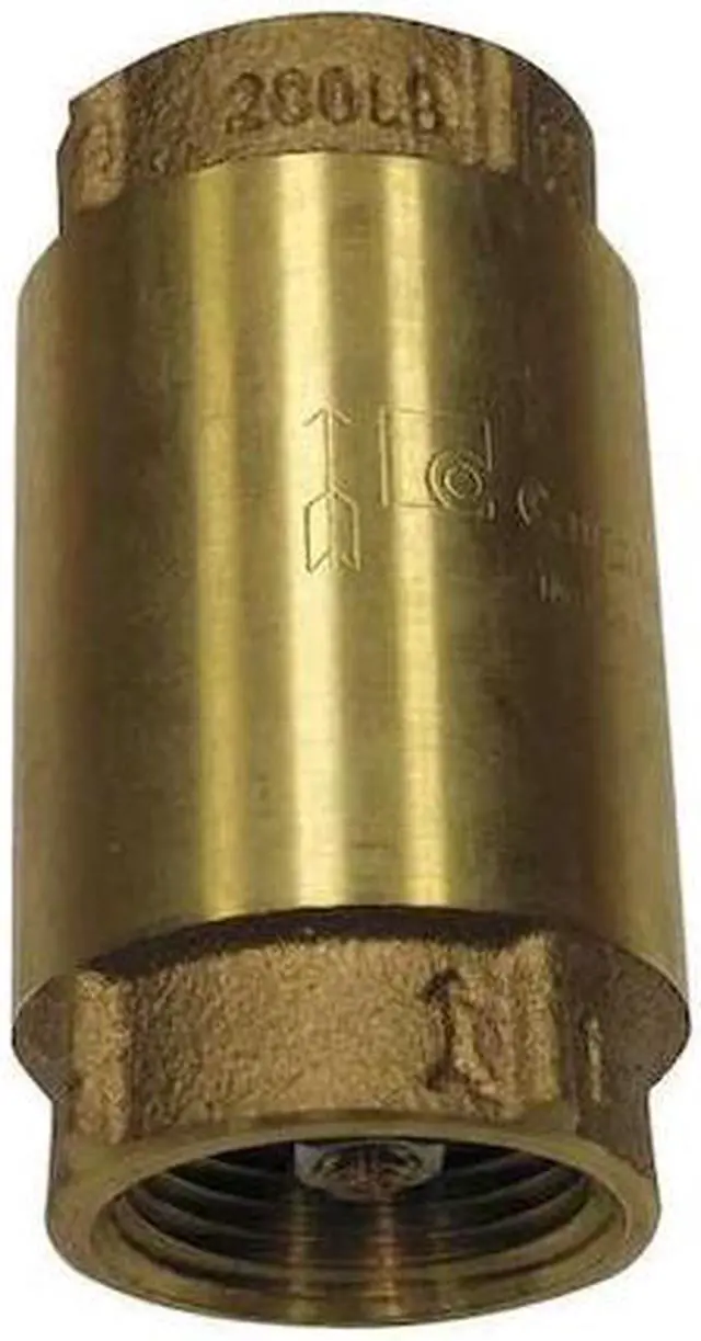 Alt view image 2 of 2 - CAMPBELL CV-3TLF 3/4" FNPT Low Lead Brass Spring Check Valve