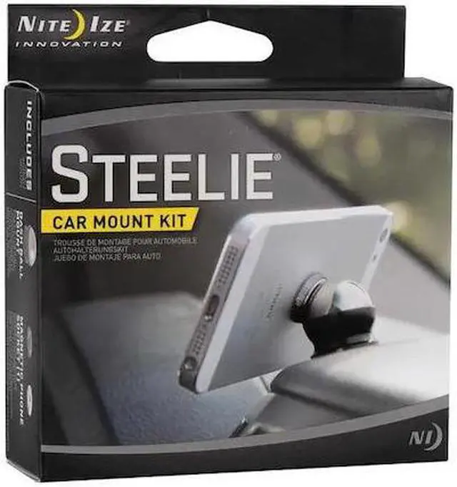Alt view image 2 of 4 - NITE IZE STEELIE CAR MOUNT KIT (STEEL)