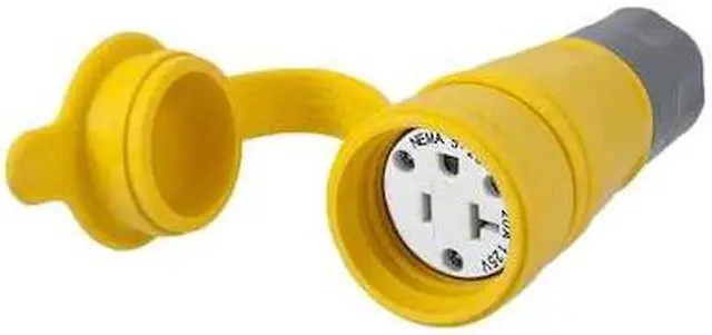 Alt view image 3 of 3 - HUBBELL WIRING DEVICE-KELLEMS HBL15W33A Watertight Straight Blade