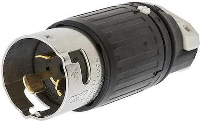 Alt view image 2 of 3 - HUBBELL WIRING DEVICE-KELLEMS CS8265C Locking Plug, Non-NEMA, 50 A, 250V AC,