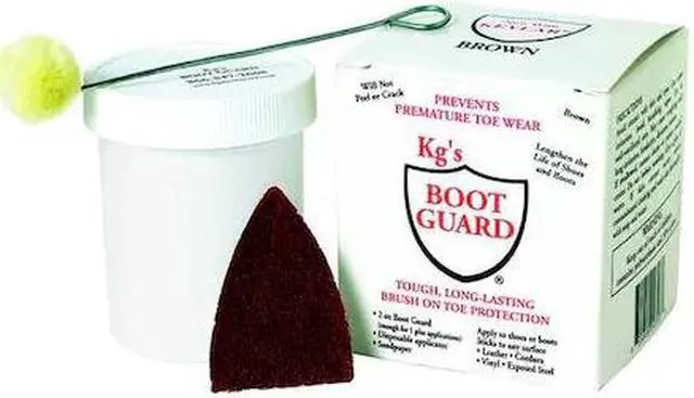 Alt view image 2 of 2 - Kg's Boot Guard Boot Guard,  2 oz. Size,  Polyurethane,  Brown 2 oz. 351