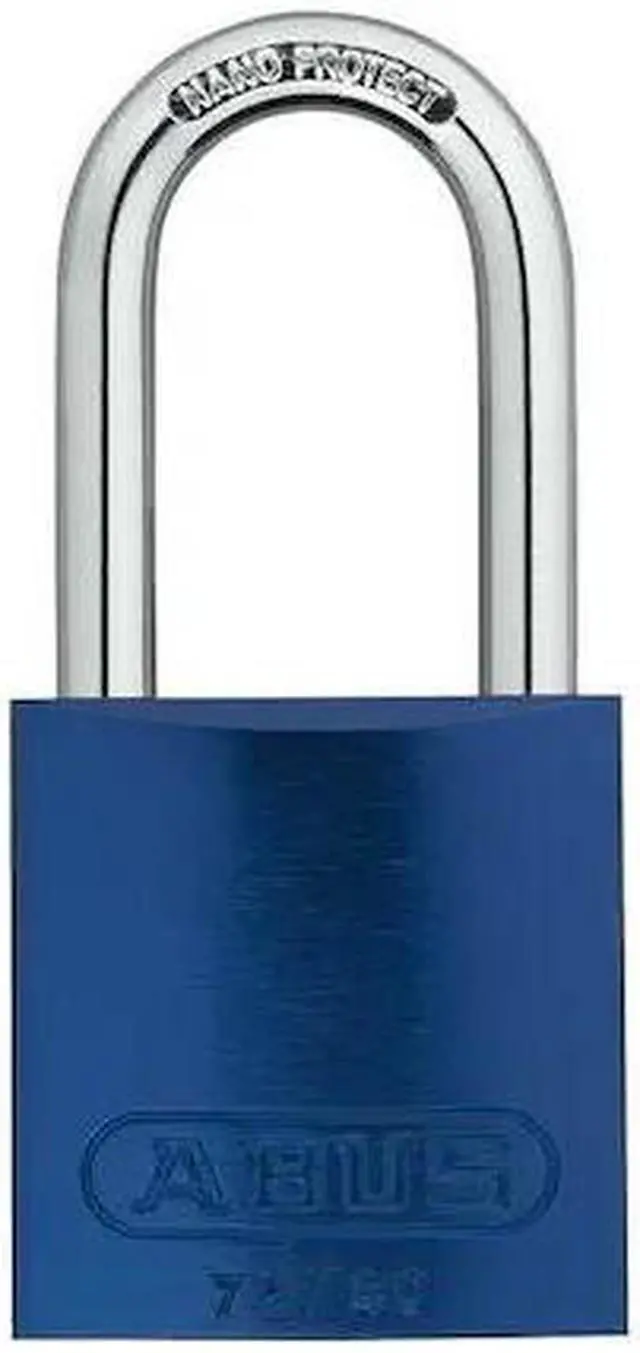 Main image of ABUS 72 HB/40-40 KAx6 Blue Lockout Padlock, KA, Blue, 1-1/2"H, PK6