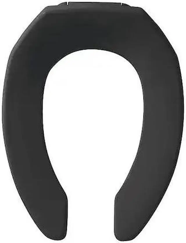 Main image of Elongated Black Toilet Seat Bemis Mfg Commercial 1955CT-047 073088054562