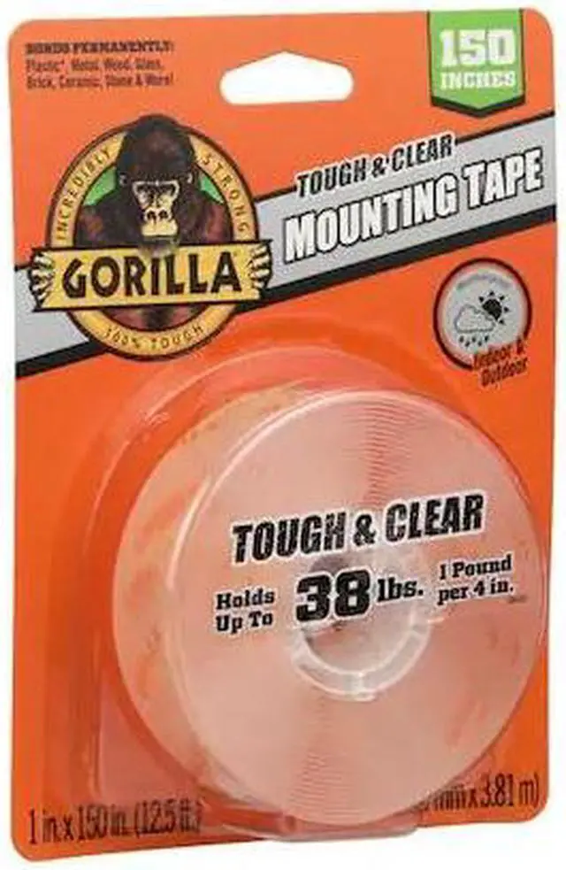 Alt view image 8 of 14 - Gorilla 38lb Clr Mounting Tape 6036002