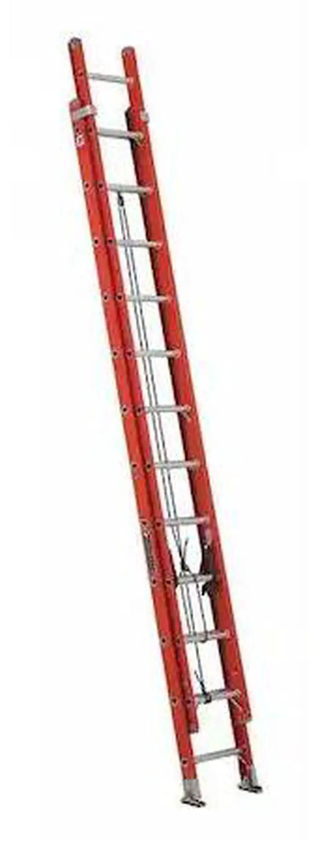 Main image of LOUISVILLE FE3224 24 ft Fiberglass Extension Ladder, 300 lb Load Capacity