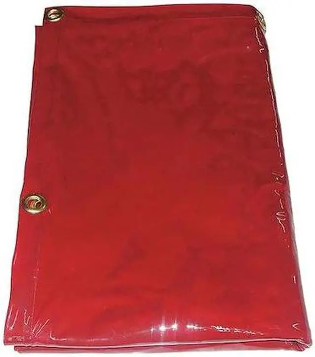 Main image of ZORO SELECT 22RN61 Welding Curtain, Transparent PVC, 8 ft. W., 6 ft. H., 13