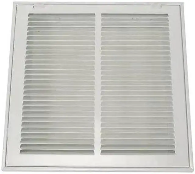 Main image of ZORO SELECT 4MJT1 Filtered Return Air Grille 14.62 X 14.62, White, Steel