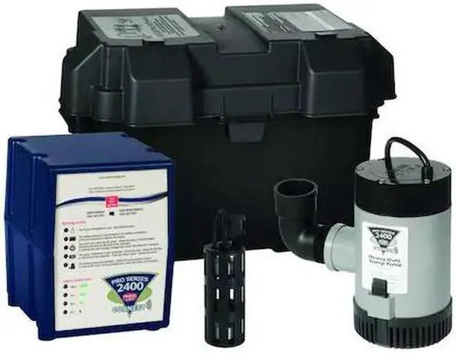 Alt view image 2 of 2 - PRO SERIES PUMPS PHCC-2400 Battery Backup Sump Pump,High Capacity