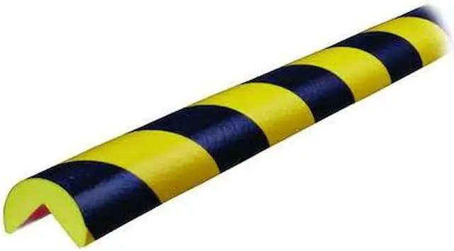 Main image of KNUFFI BY IRONGUARD SAFETY 60-6702 Corner Guard,Rounded,Black/Yellow