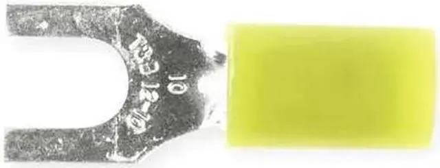 Alt view image 2 of 2 - STA-KON RC10-10F 12-10 AWG Nylon Fork Terminal #10 Stud PK50