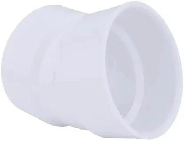 Main image of ZORO SELECT 1WKL2 PVC 22-1/2 Degree Elbow, Hub, 4 in Pipe Size