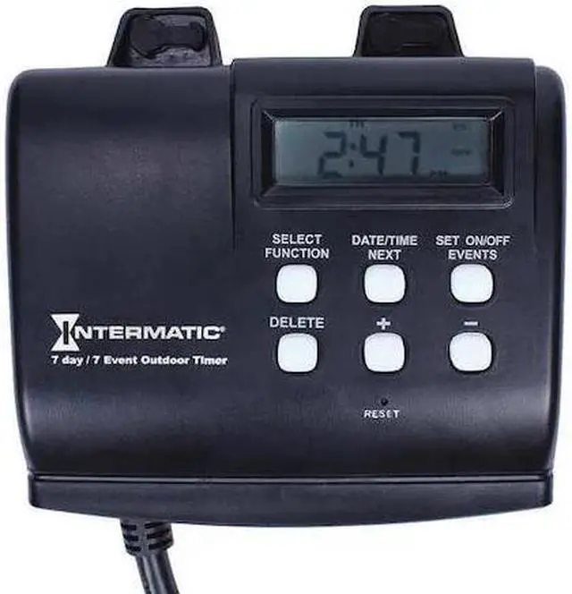 Alt view image 5 of 6 - INTERMATIC HB880R Timer,Digital,120V,15A,Plug In