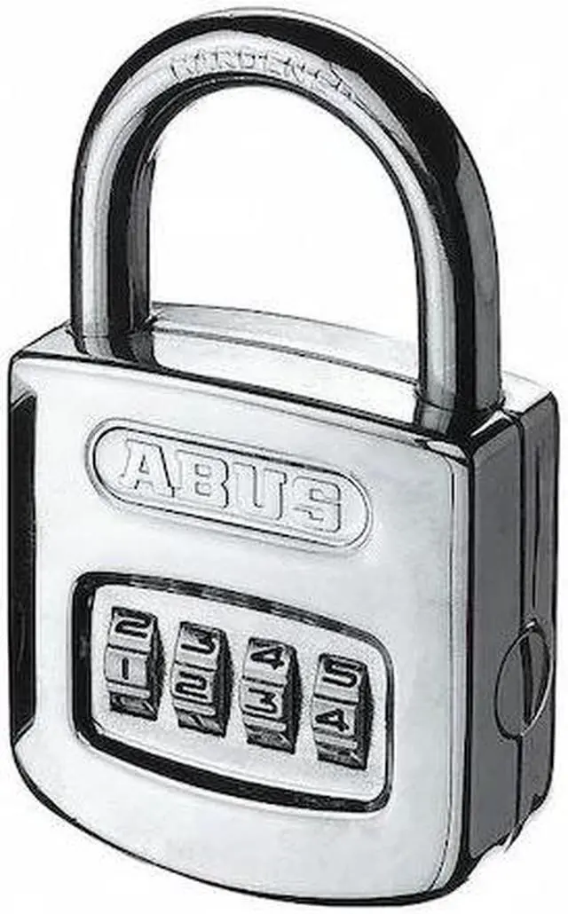 Alt view image 2 of 2 - Abus Combination Padlock, Resettable Front-Dial Location, 1" Shackle Height