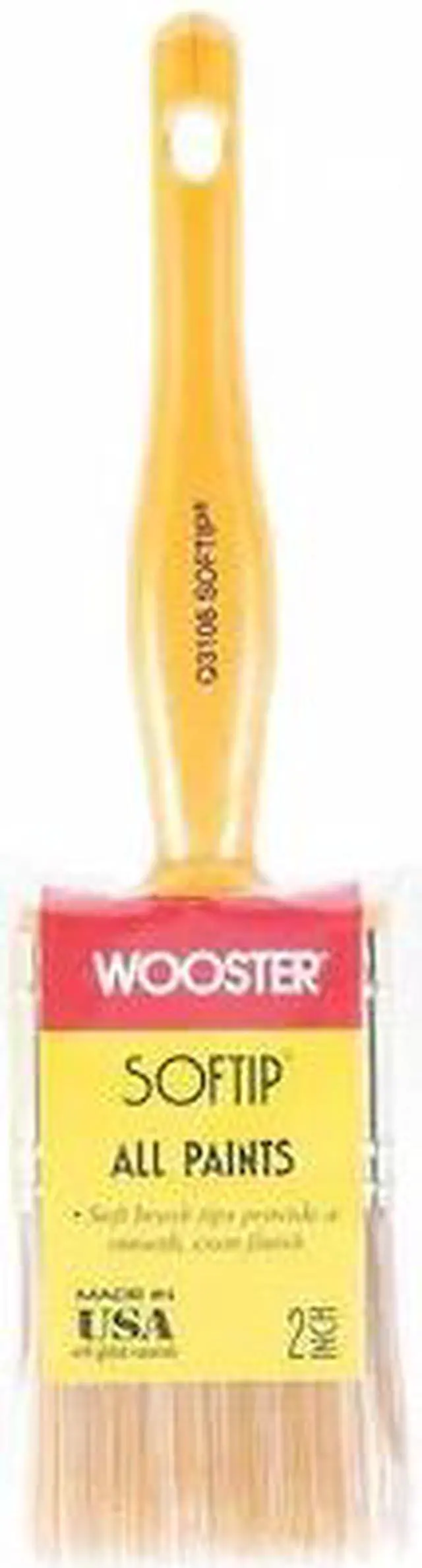 Alt view image 7 of 12 - Wooster Softip 2 In. Flat Sash Paint Brush Q3108-2