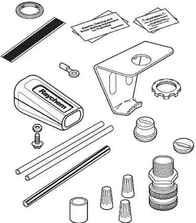 Main image of RAYCHEM 000667-000 Permanent Power Connection Kit, For Use With WinterGard