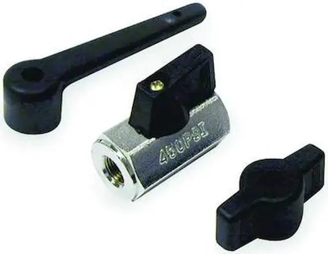 Main image of ZORO SELECT 1PZA9 3/8" FNPT Brass Ball Valve Inline