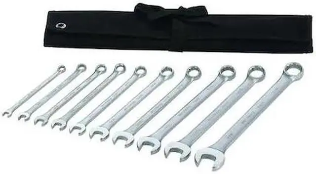 Main image of WESTWARD 54DG01 Combination Wrench Set,10 Pieces,12 Pts