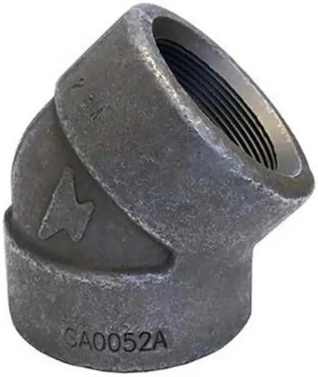 Main image of ANVIL 0361110406 Black Forged Steel 45 Degree Elbow Class 3000